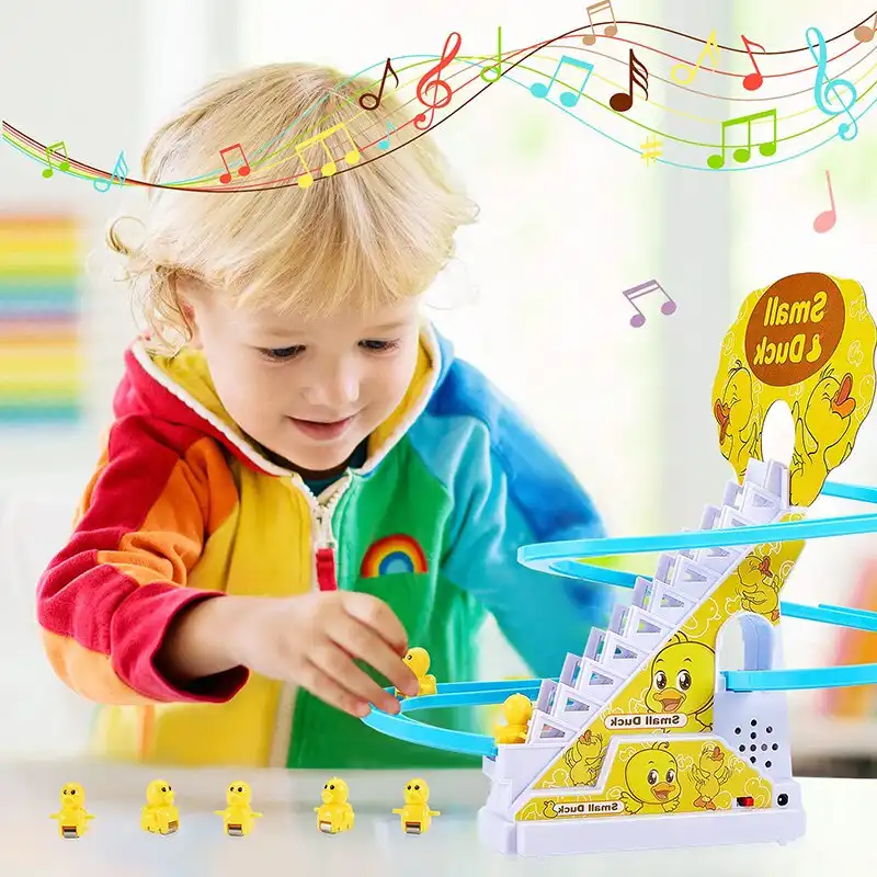 Small Duck Climbing Stairs Toy